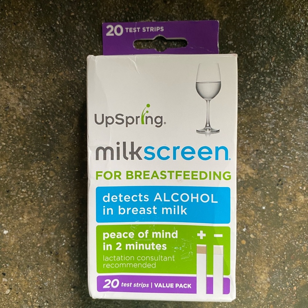 Brand New Box of Breastmilk Alcohol Test Strips